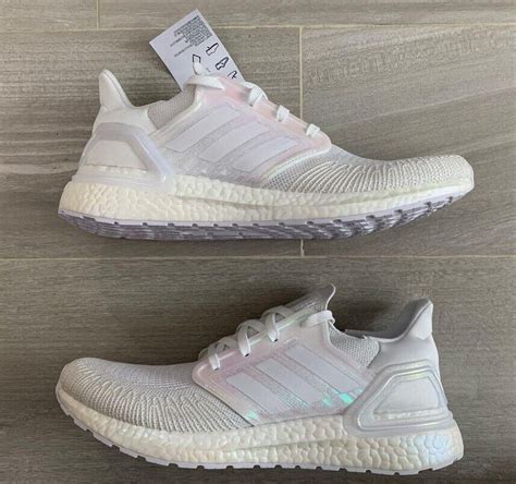 adidas Ultra Boost 20 White Iridescent Men's 